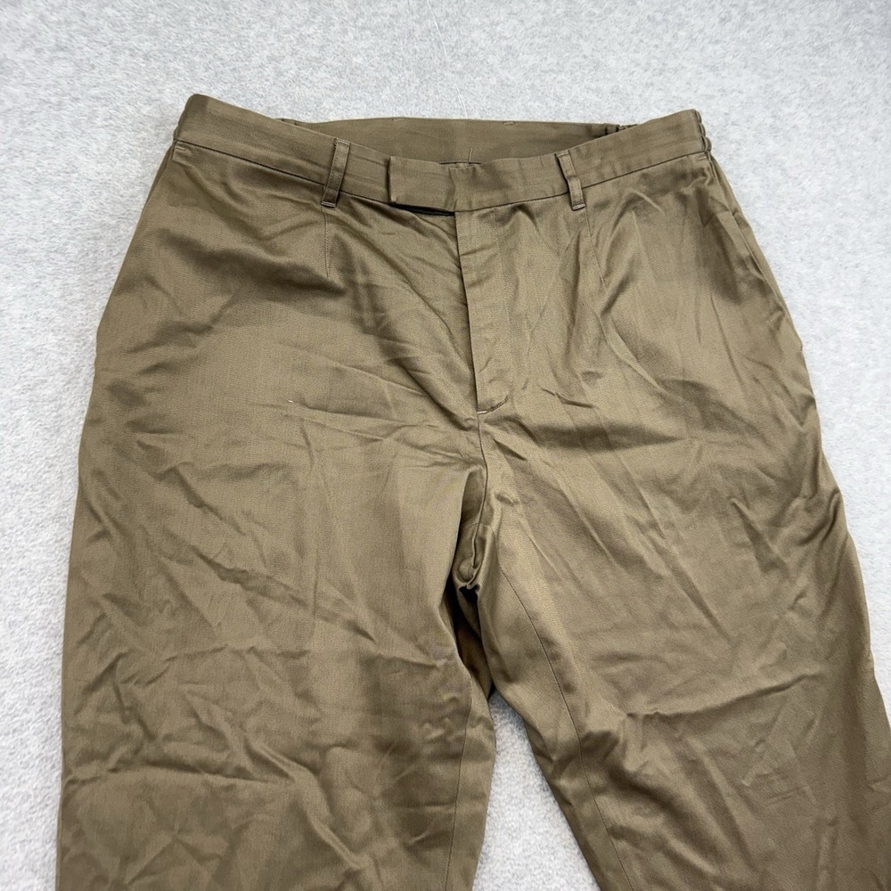 Purdey England Brown Hunting Trouser Khakis Cropped Breeks Pants Size 40 x 27